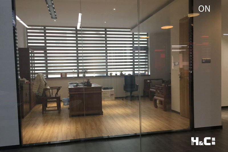 广州汇驰实业调光玻璃隔断